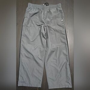 Vintage Old Navy Pants Size Large Gray Windbreaker Baggy Track Parachute Y2K